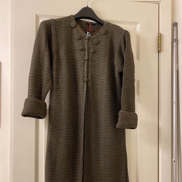 Baby alpaca sweater coat - Picture 1 of 5